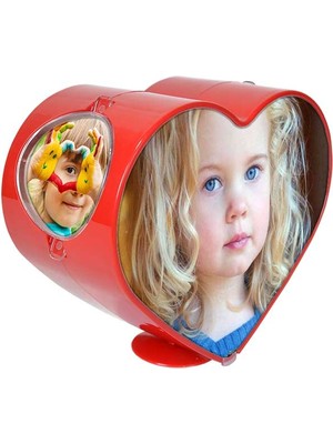 Dönen  Kırmızı Kalp Çerçeve