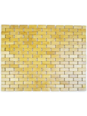 Paçi Premium Bath Serisi 50X80 cm Doğal Bambu Banyo Paspası