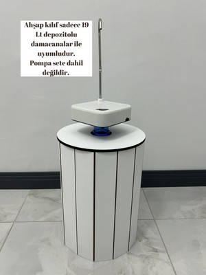 Özbience Ahşap Damacana Kılıfı 19 Lt Uyumlu Modern Şık Tasarım Pompa Hariç