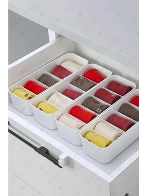 Özbience Çok Bölmeli Organizer, Takı, Toka, Çorap ve Iç Çamaşırı Düzenleyici