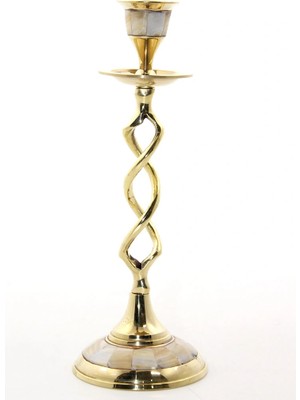 Ne Verelim Size Buğz Tekli Pirinç Sedefli Şamdan Model 2