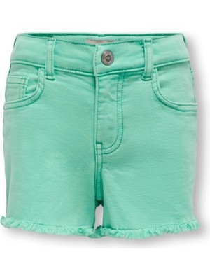 Only Kogrobyn Color Shorts Pnt Kız Çocuk Yeşil Şort - 15302521