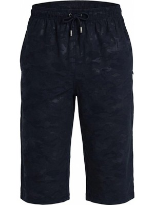 Haşema Kamuflaj Desenli Uzun Erkek Havuz ve Deniz Şortu 5076