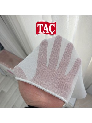 Taç Pilesiz Kırışmaz Yıkanabilir Keten Tül
