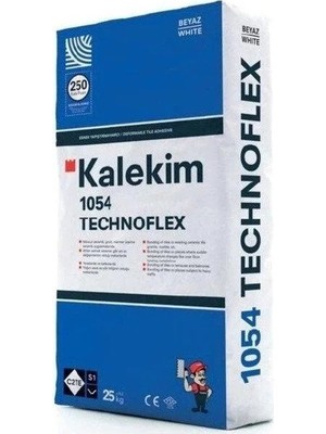 Kalekim 1054 Technoflex 1 kg Beyaz Esnek Yapıştırma Harcı