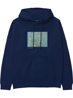 The Lucid Lab Almond Blossoms Hoodie - Lacivert