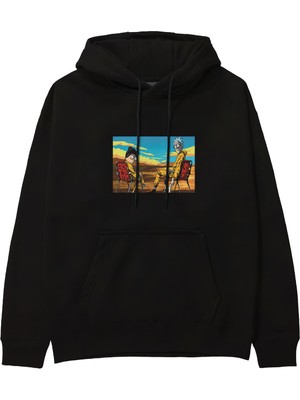 The Lucid Lab Breaking Bad / Rick And Morty Hoodie - Siyah