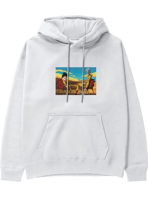 The Lucid Lab Breaking Bad / Rick And Morty Hoodie - Beyaz