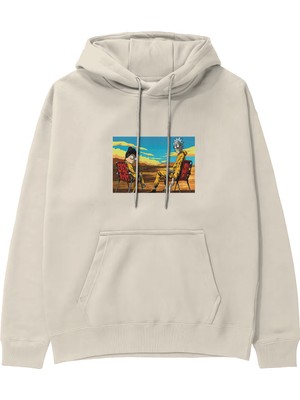 The Lucid Lab Breaking Bad / Rick And Morty Hoodie - Krem