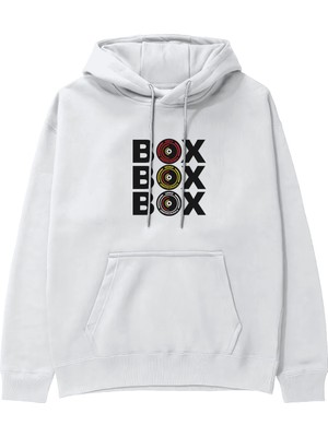 The Lucid Lab Box Box Box Hoodie - Beyaz