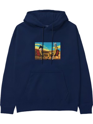 The Lucid Lab Breaking Bad / Rick And Morty Hoodie - Lacivert