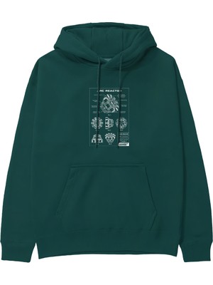 The Lucid Lab Arc Reactor Hoodie - Koyu Yeşil