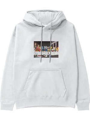 The Lucid Lab Champions Last Supper Hoodie - Beyaz