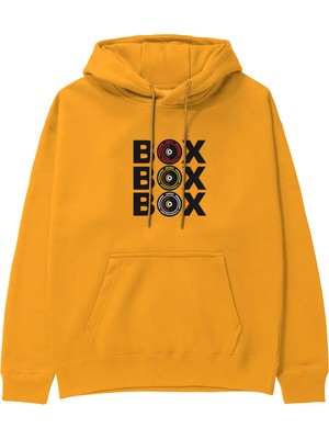The Lucid Lab Box Box Box Hoodie - Turuncu