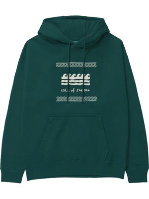 The Lucid Lab Call Of The Sea Hoodie - Koyu Yeşil