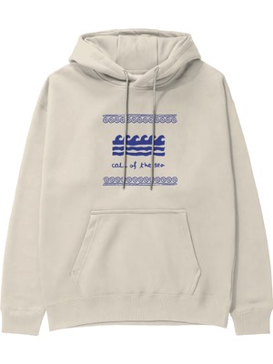 The Lucid Lab Call Of The Sea Hoodie - Krem