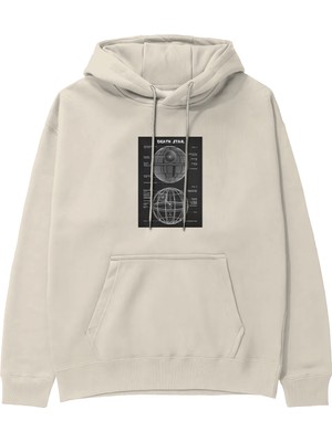 The Lucid Lab Death Star Hoodie - Krem