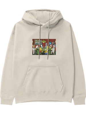 The Lucid Lab Champions League Poker Hoodie - Krem