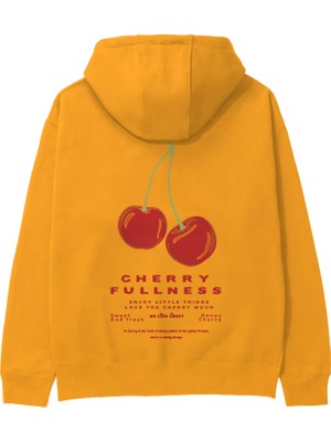 The Lucid Lab Cherry Mood Hoodie - Turuncu