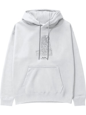 The Lucid Lab Der Kuss Hoodie - Beyaz
