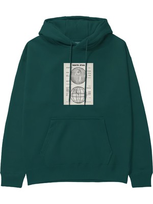 The Lucid Lab Death Star Hoodie - Koyu Yeşil