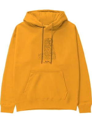 The Lucid Lab Der Kuss Hoodie - Turuncu