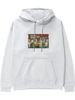 The Lucid Lab Champions League Poker Hoodie - Beyaz
