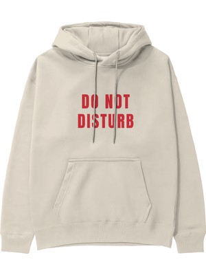 The Lucid Lab Do Not Disturb Hoodie - Krem