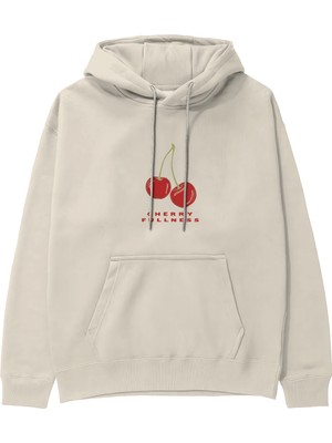 The Lucid Lab Cherry Fullness Hoodie - Krem