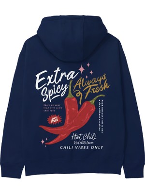 The Lucid Lab Chili Vibes Only Hoodie - Lacivert