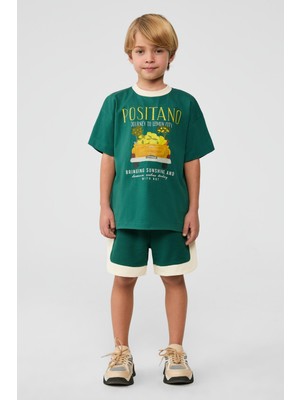 NBT Jeans Bg Store Erkek Çocuk Yeşil Tshirt