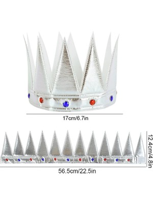 Ne Verelim Size Buğz Yumuşak Gümüş Kral Tacı 55 cm