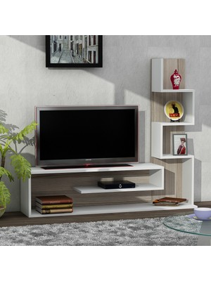 Dekorister Metehan Tv Ünitesi Beyaz-Cordoba