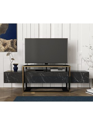 Dekorister Exclusive Bianco Tv Ünitesi Mermer