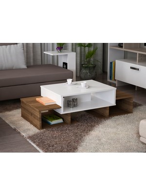 Dekorister Sarafina Orta Sehpa Beyaz-ceviz