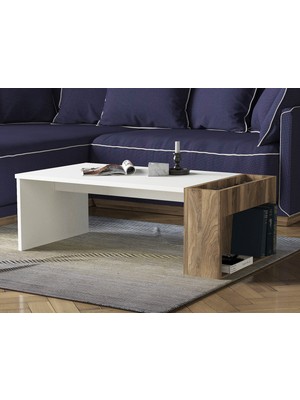 Dekorister View Orta Sehpa Beyaz-ceviz