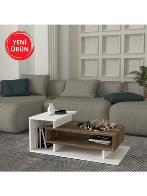 Dekorister Spring Orta Sehpa Beyaz-ceviz