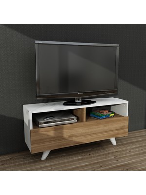 Dekorister Novella K3 Tv Ünitesi Beyaz-ceviz