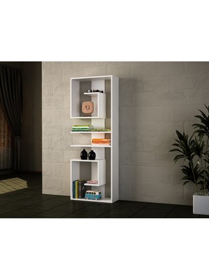 Dekorister Capy Kitaplık Beyaz