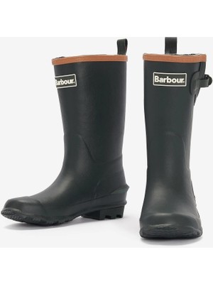 Barbour Çocuk Simonside Çizme Kauçuk Malzeme ile Ayarlanabilir Toka Özelliği 28 Numaralı