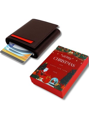 River Yılbaşı Kutulu Yılbaşı Süsü Hediyesi Yılbaşı Hediyeleri (Bordo)