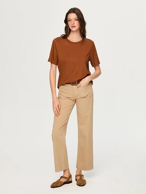 Faik Sönmez Yuvarlak Yaka Kısa Kol T-Shırt S26TSH002