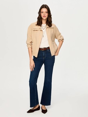 Faik Sönmez Inci Bağcık Detaylı Modallı Ceket S26CKT036