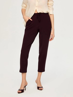 Faik Sönmez Comfort Fit Krep Örme Pantolon S26PNT003