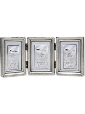 River Frames Inci Bordür, 2,5 x 3,5 Cm, Üçlü, Kalay