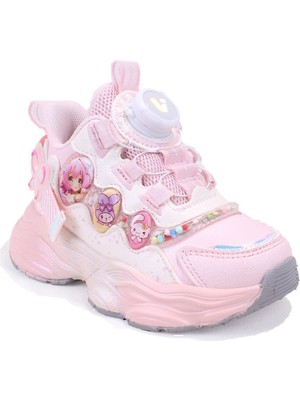 Vicco Bandi 346P26Y154 Pudra Günlük Ortopedik Işıklı Kız Çocuk Spor Ayakkabı