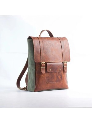 Petra Leather Deri Sırtçantası