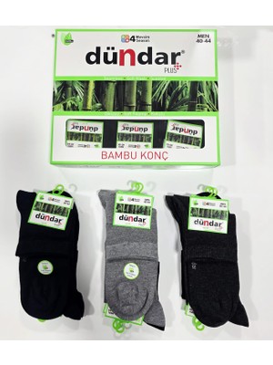Dündar Erkek Bambu Konç Patik 12Lİ
