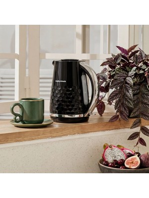 Morphy Richards - Hive Siyah 1,5 Lt. Kettle