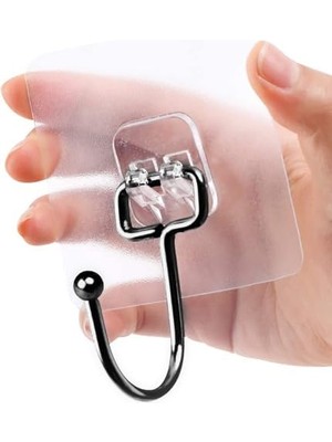 River Banyo Için Siyah Güçlü Yapışkan Kancalar,yapışkanlı Askılar,mutfak,ev Ofis Için Duvar Askıları 2 Adet